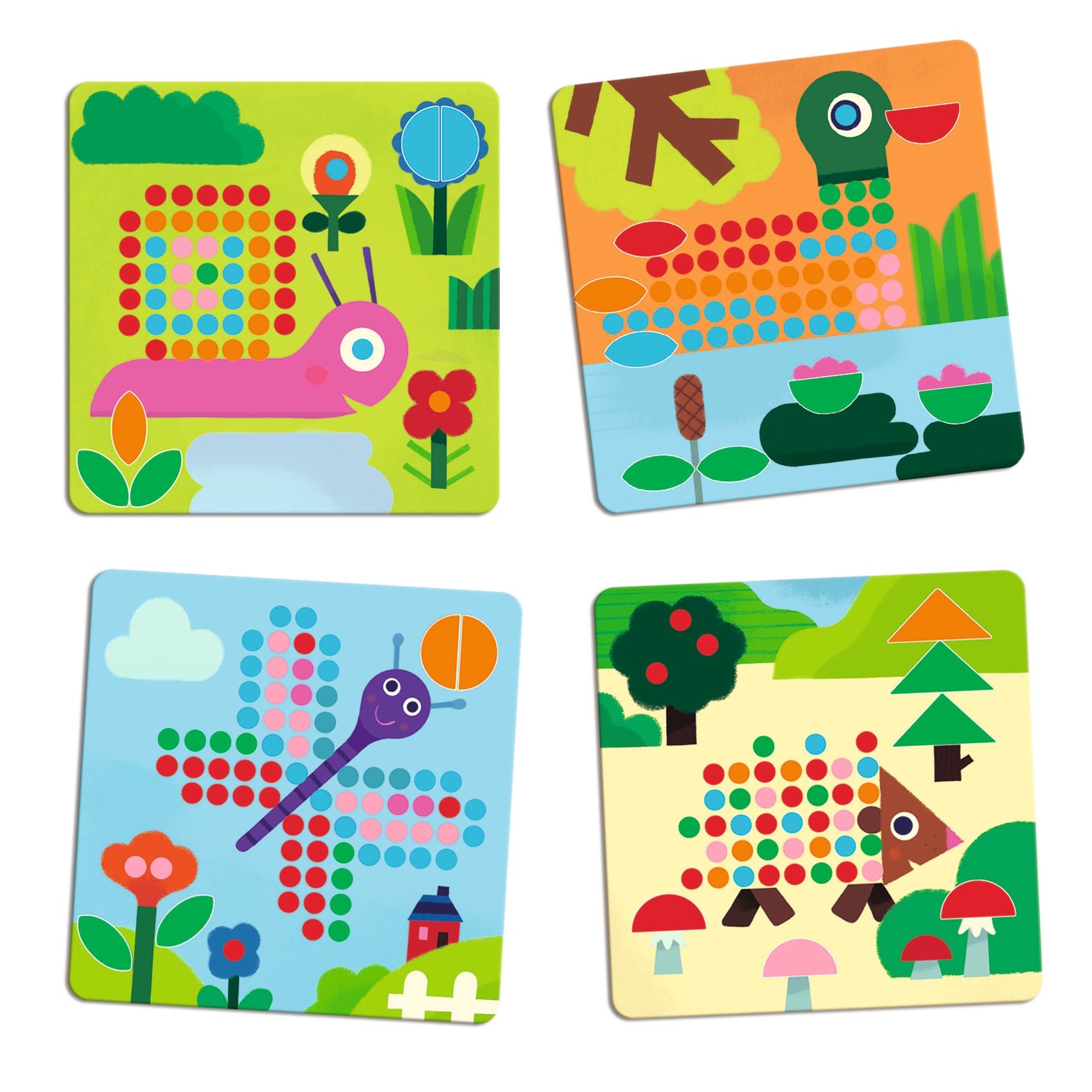 Djeco Eduludo Mosaico Mini Animo Pegboard