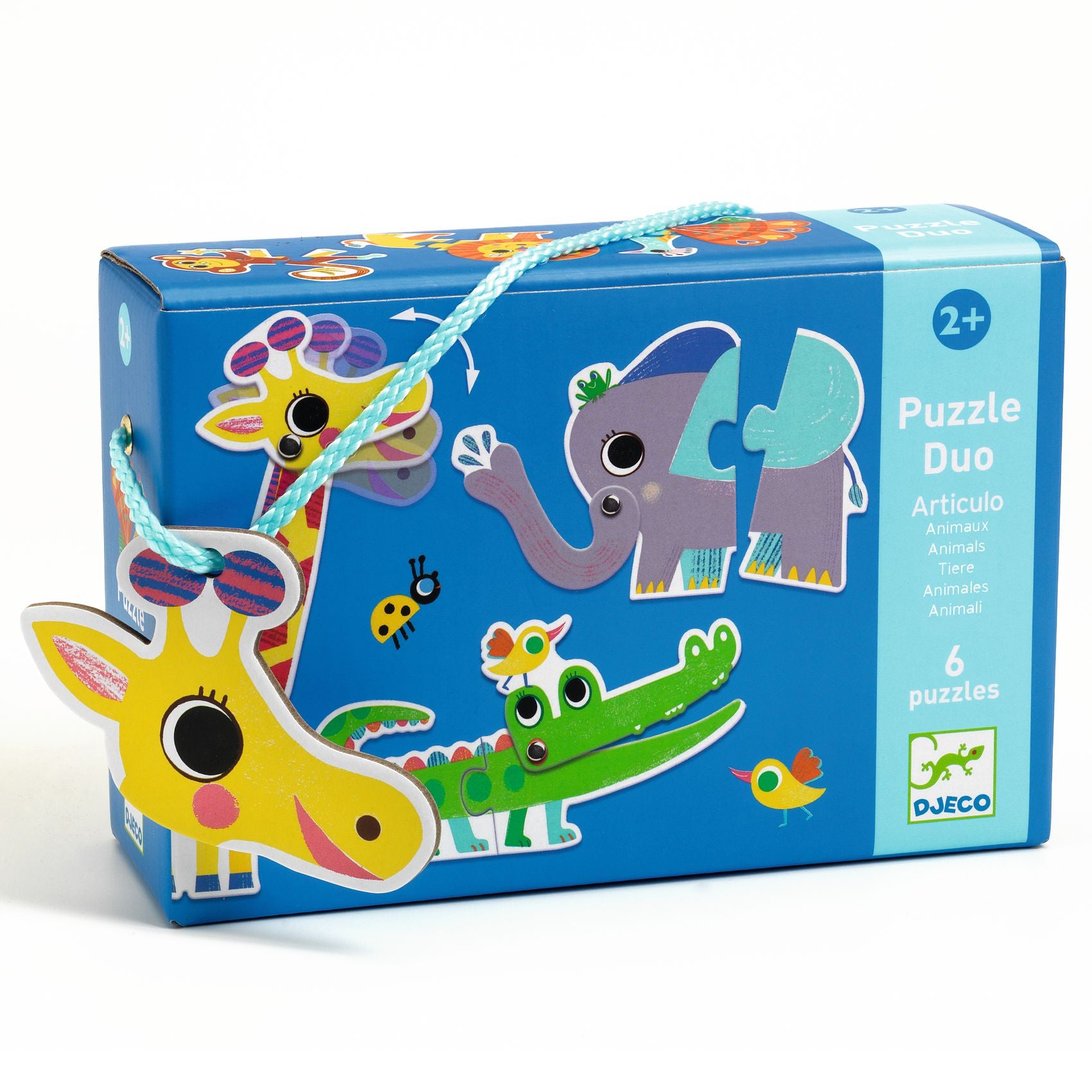 Djeco Puzzle Duo – Articulo Animals