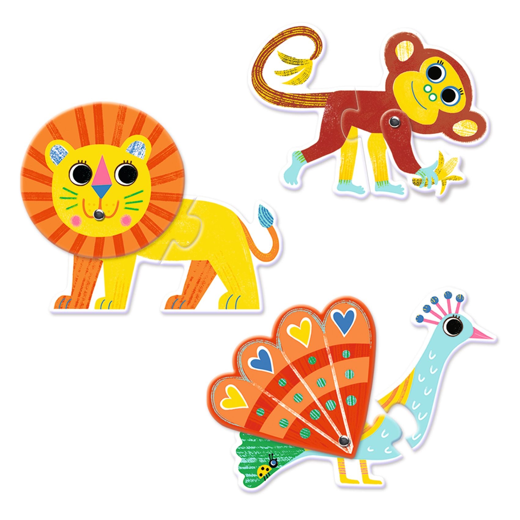 Djeco Puzzle Duo – Articulo Animals