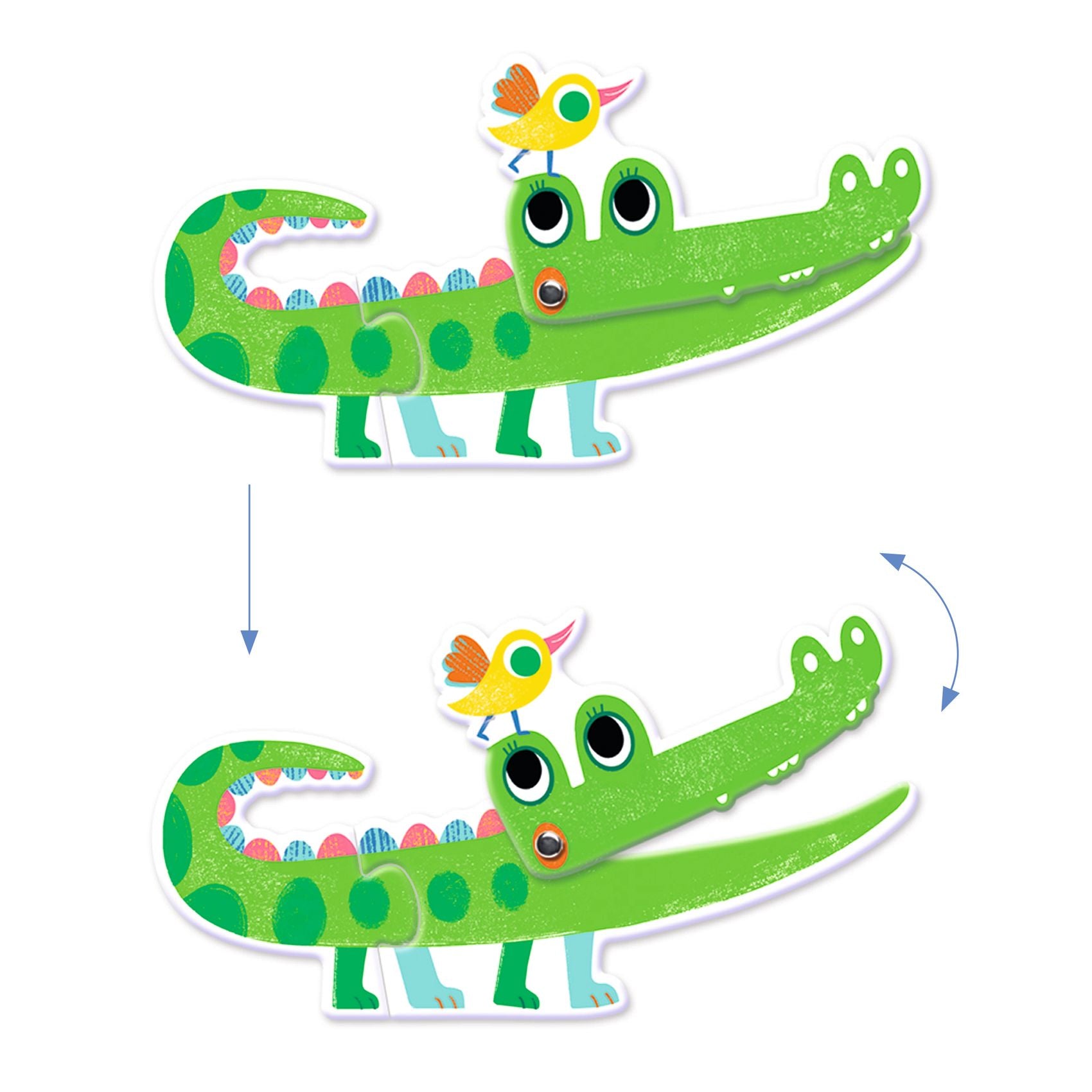 Djeco Puzzle Duo – Articulo Animals