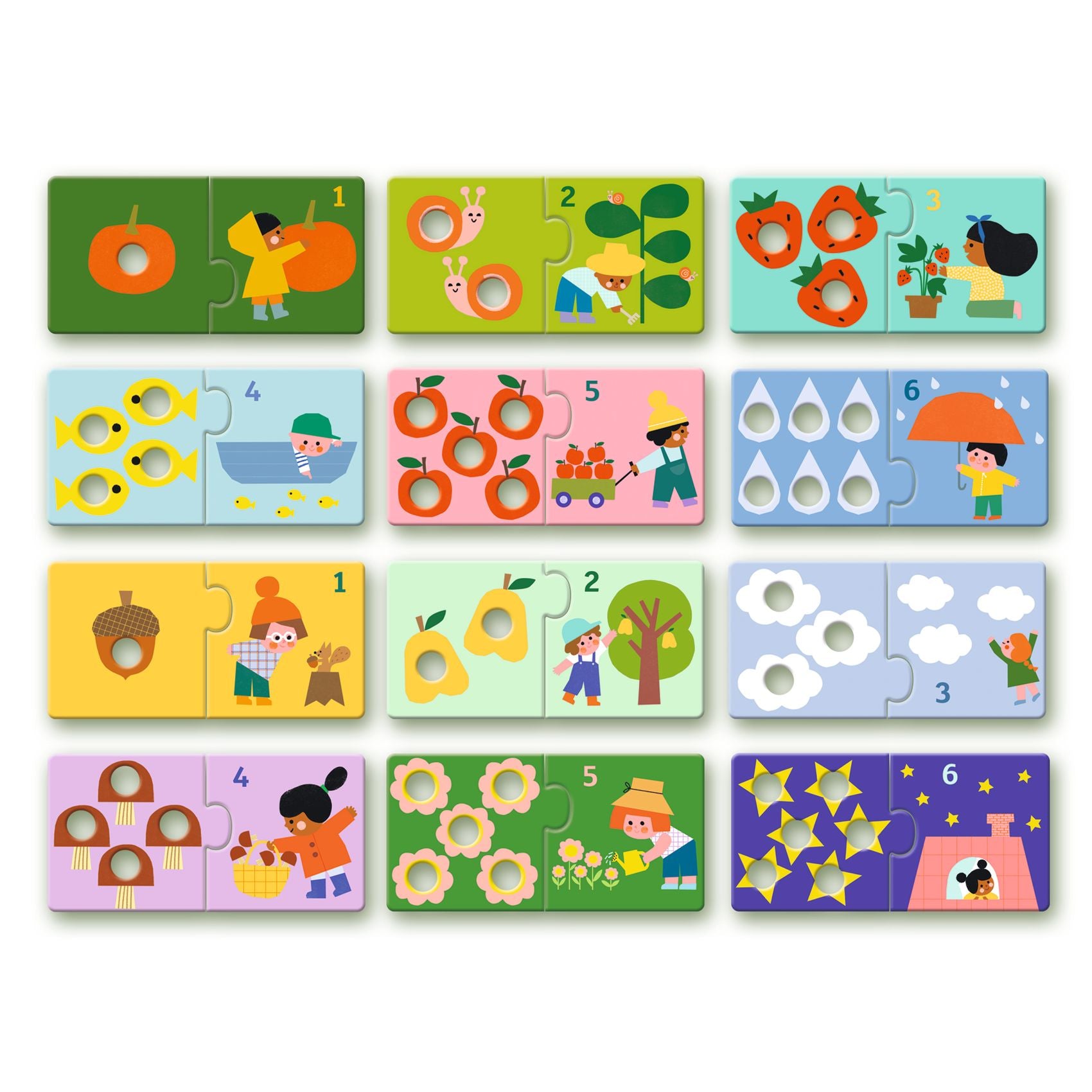 Djeco Puzzle Duo – First Numbers