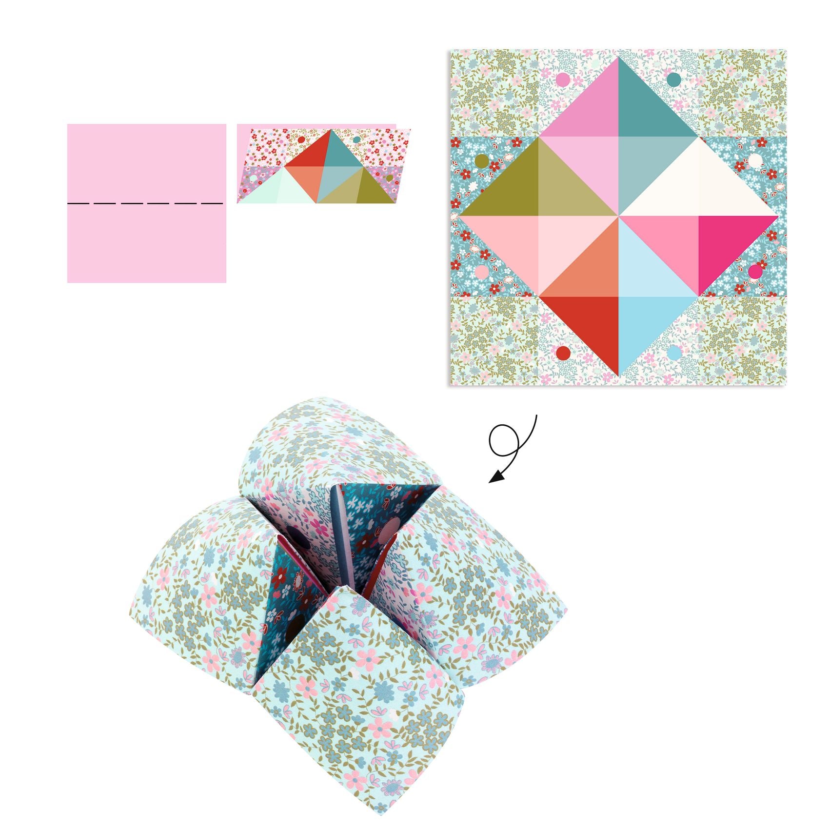 Djeco Origami Fortune Tellers – Flowers