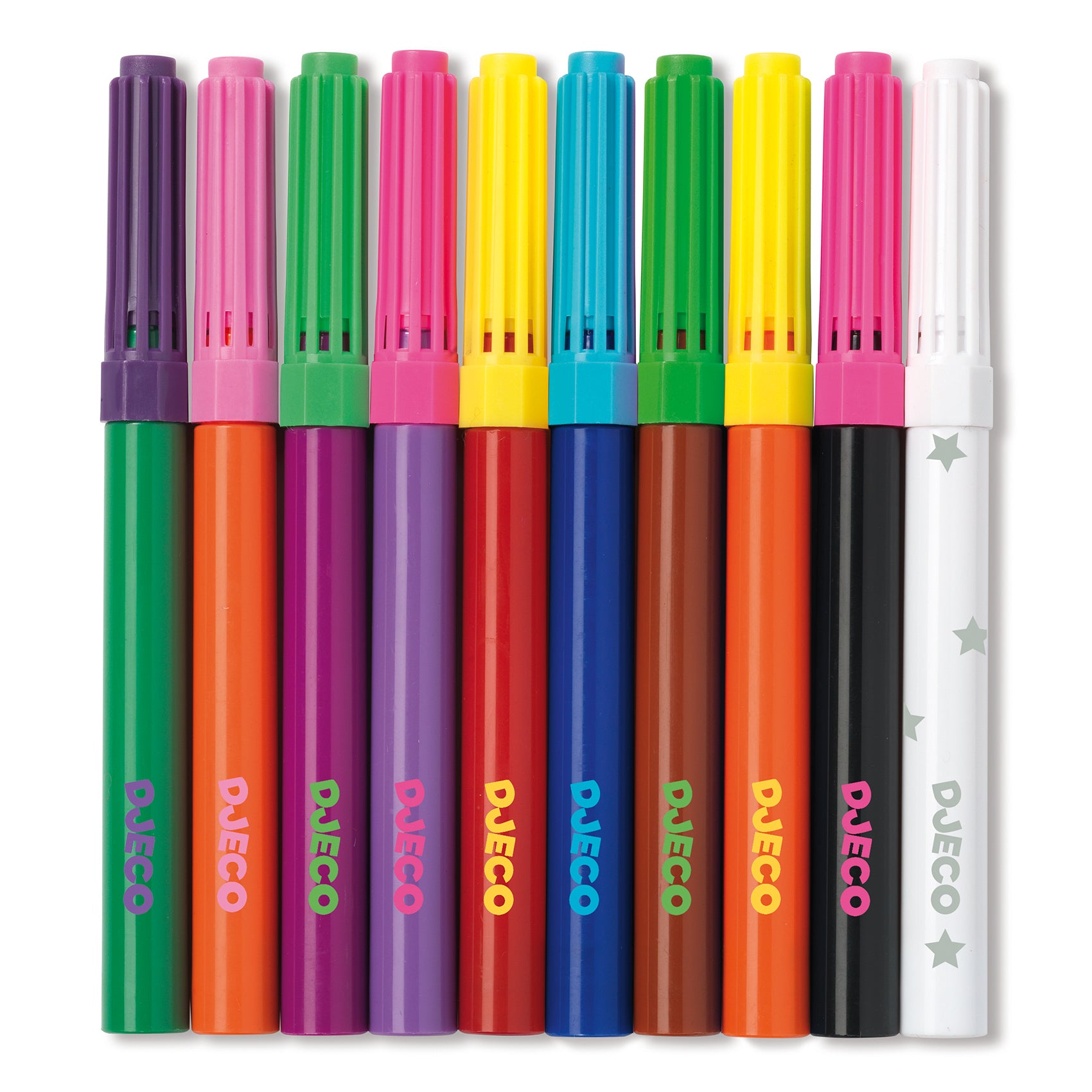 Djeco 10 Magic Felt Tip Pens
