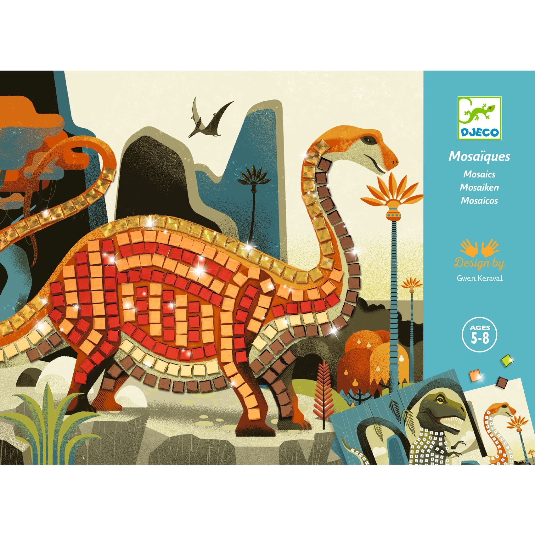Djeco Mosaics – Dinosaurs