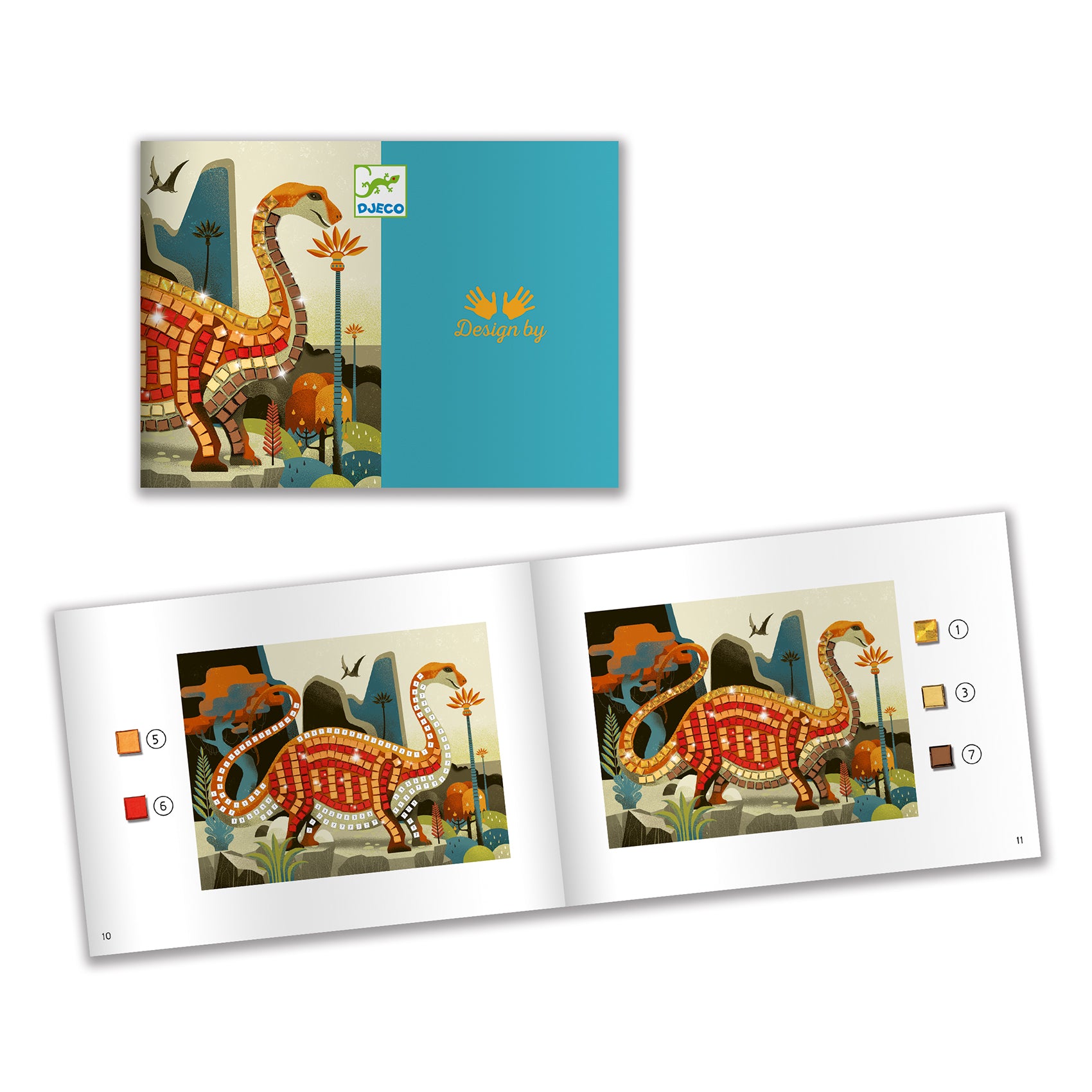 Djeco Mosaics – Dinosaurs