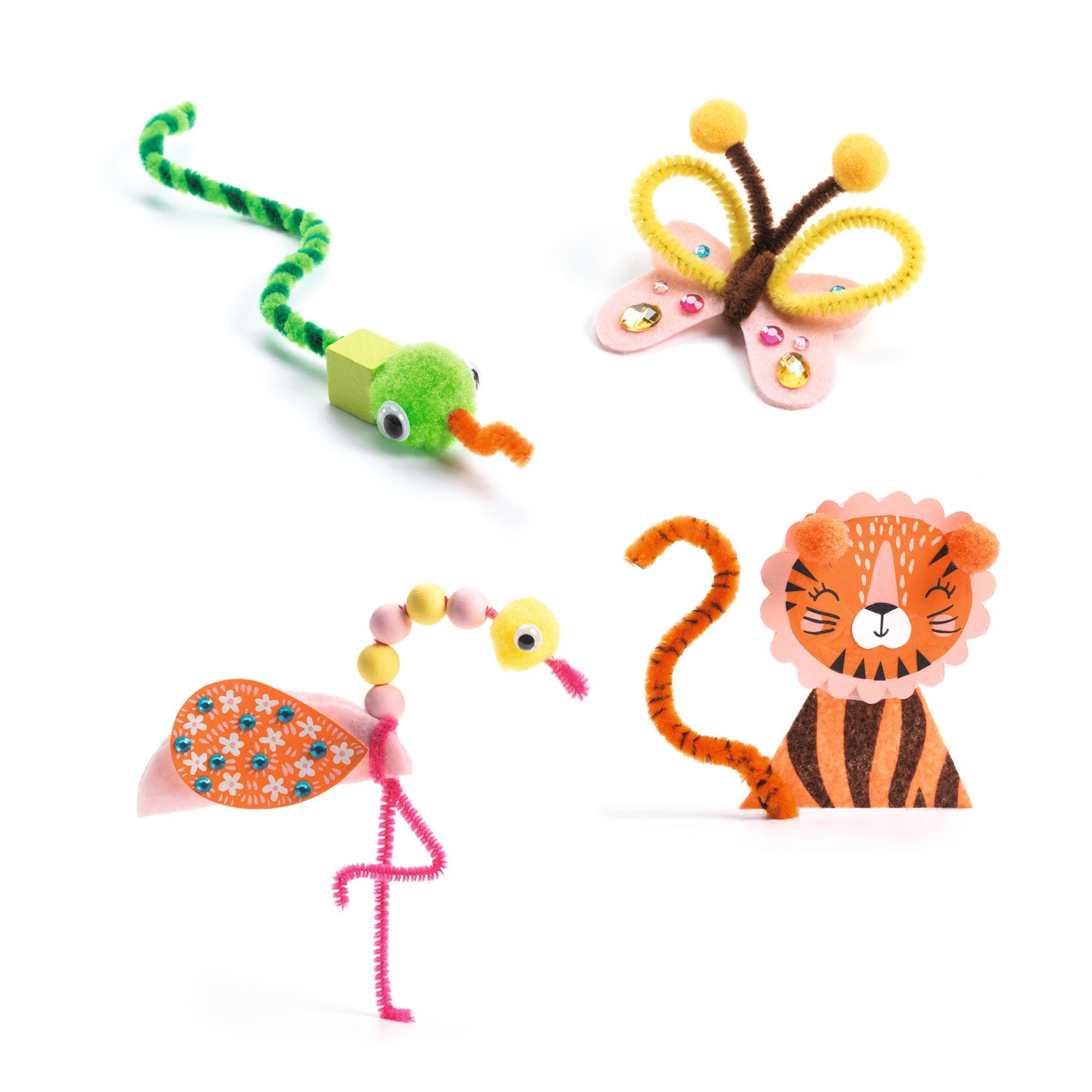 Djeco Jungle Animal Creation Activity Box