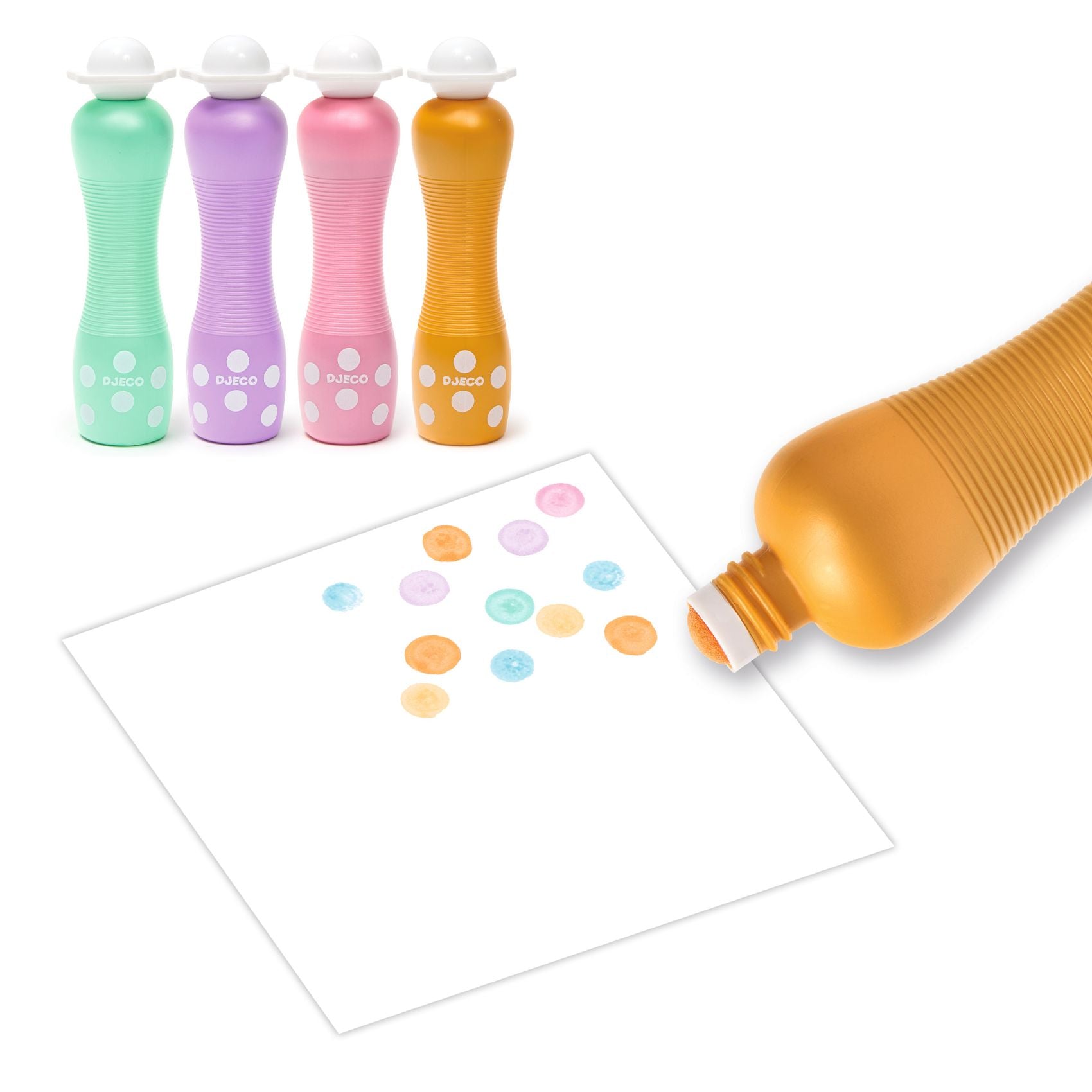 Djeco Large Pearly Dot Markers – Set of 4