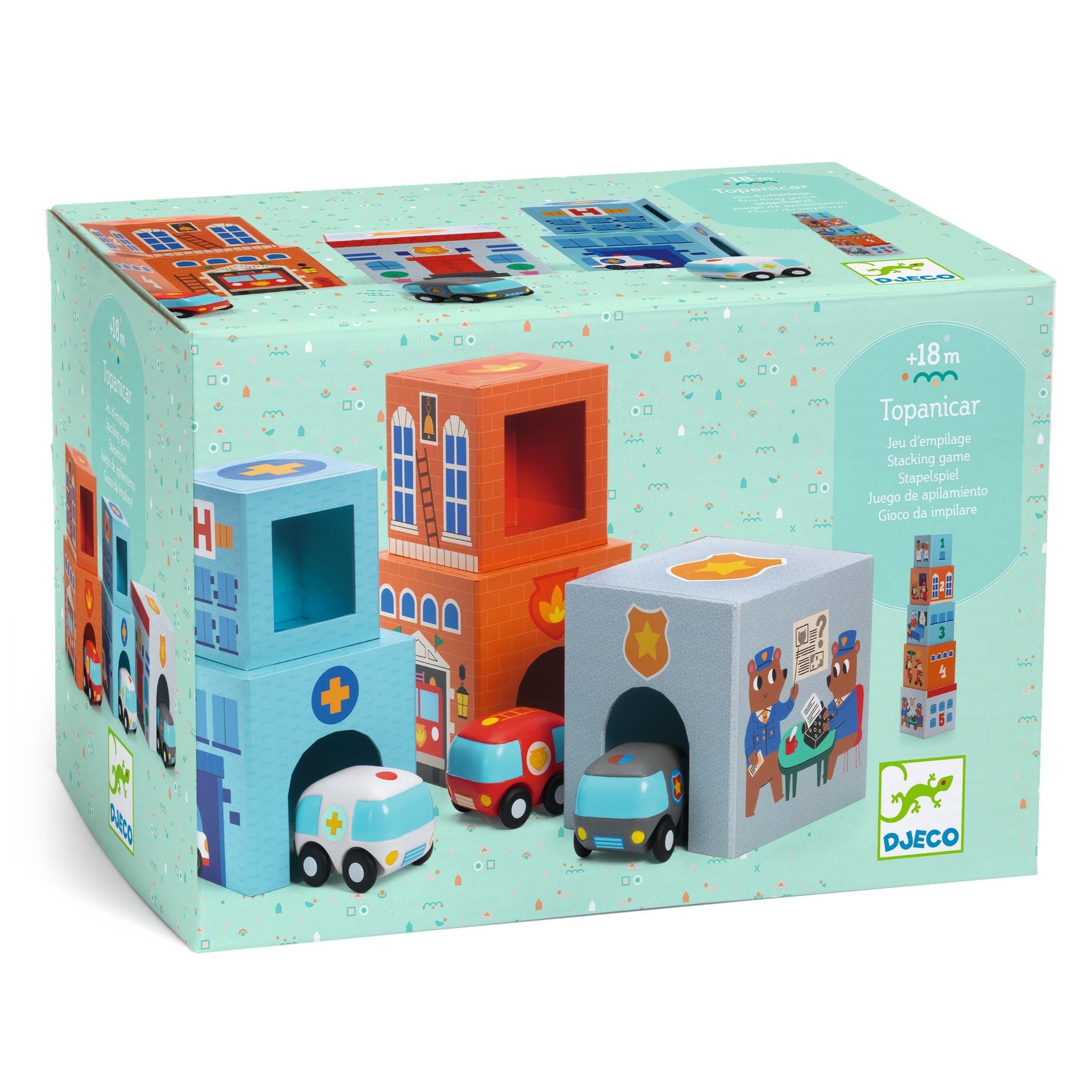 Djeco Stacking Cubes – TopaniCar