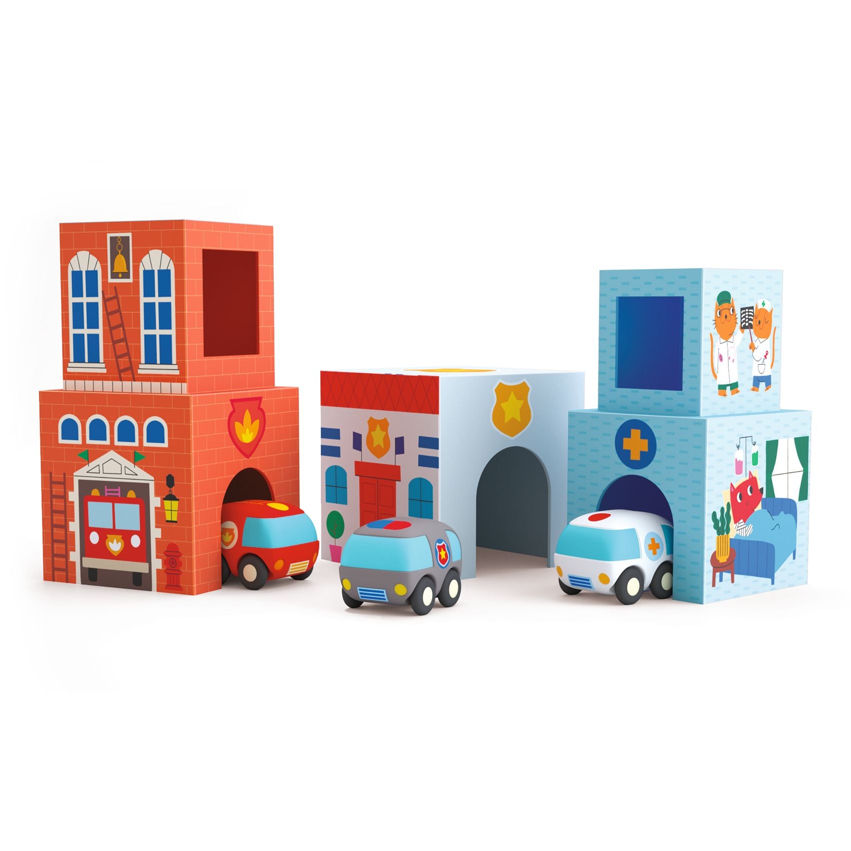 Djeco Stacking Cubes – TopaniCar