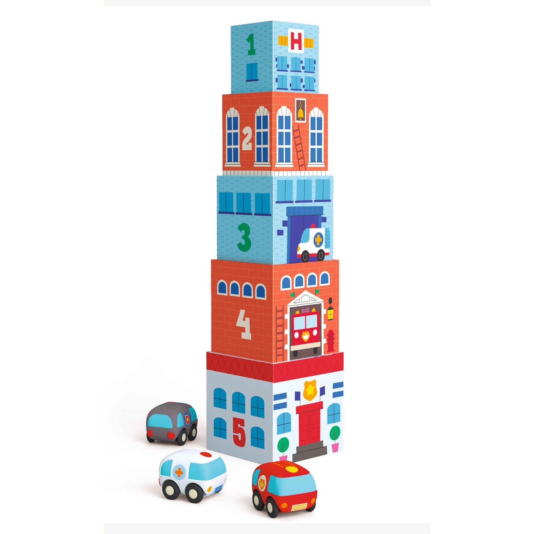 Djeco Stacking Cubes – TopaniCar