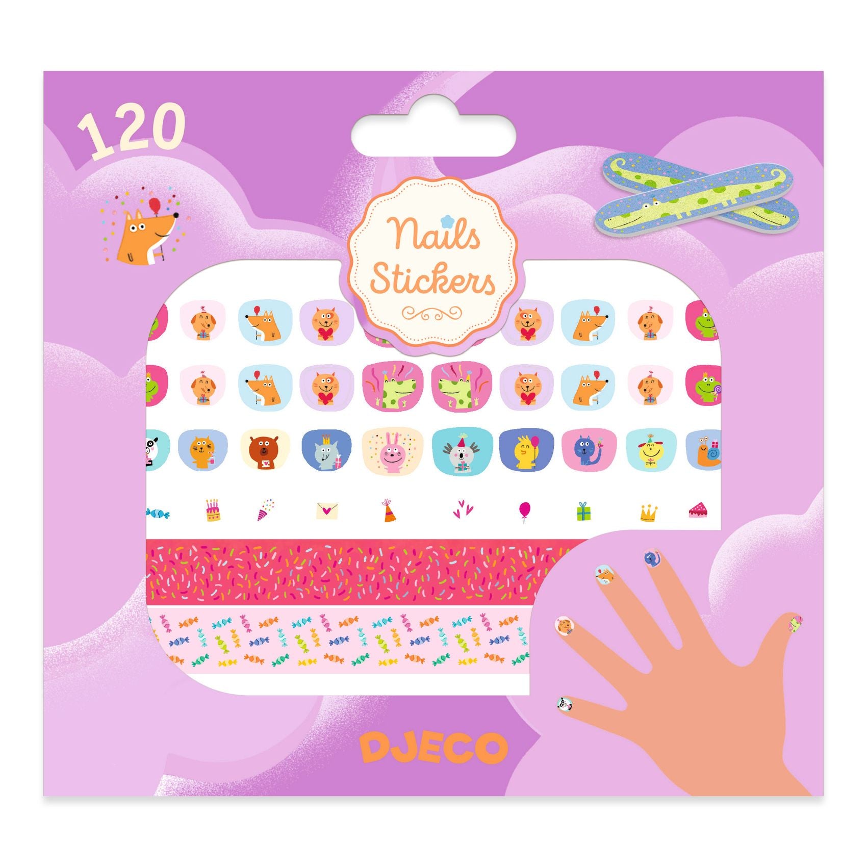 Djeco Nail Stickers – Happy Birthday