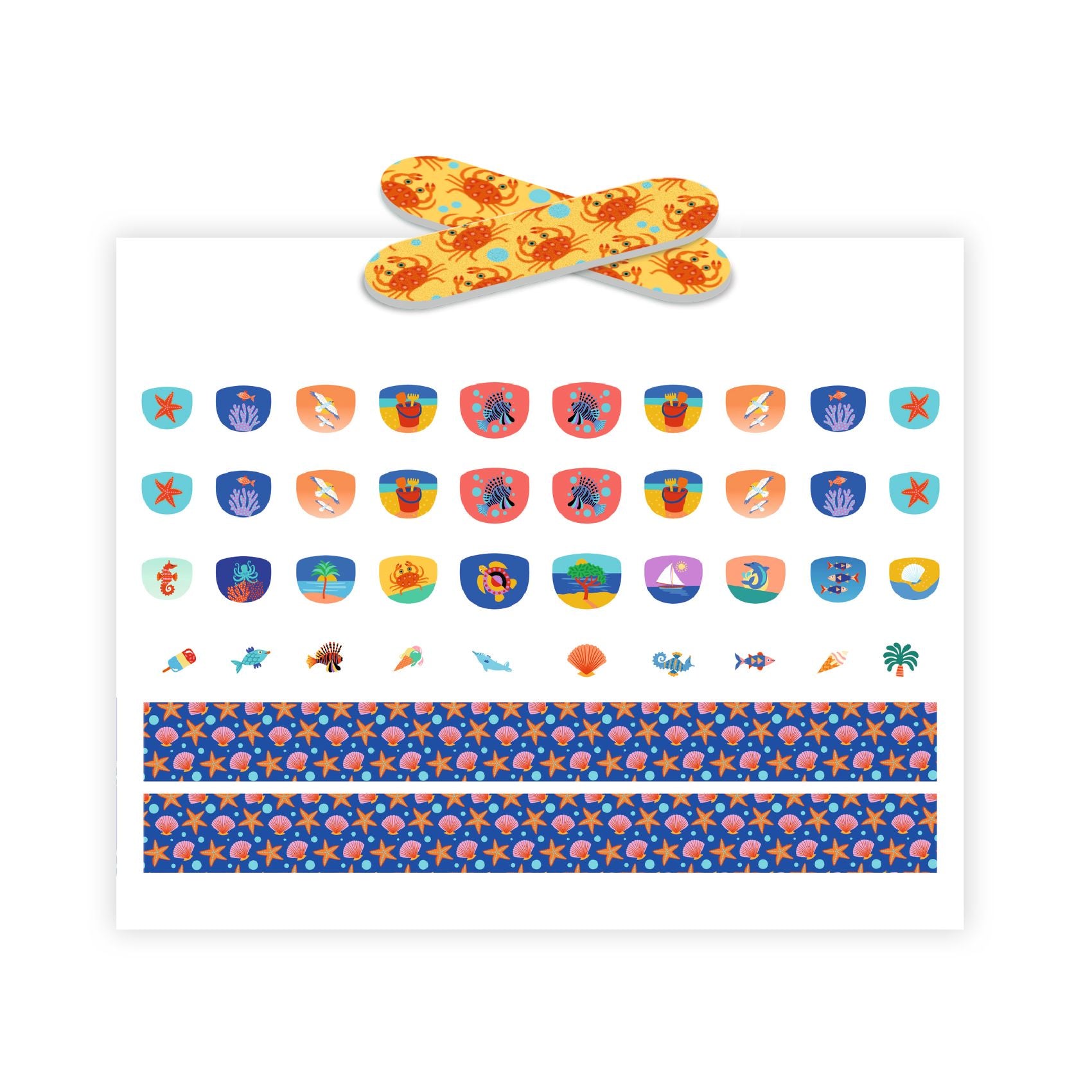 Djeco Nail Stickers – Mediterranean