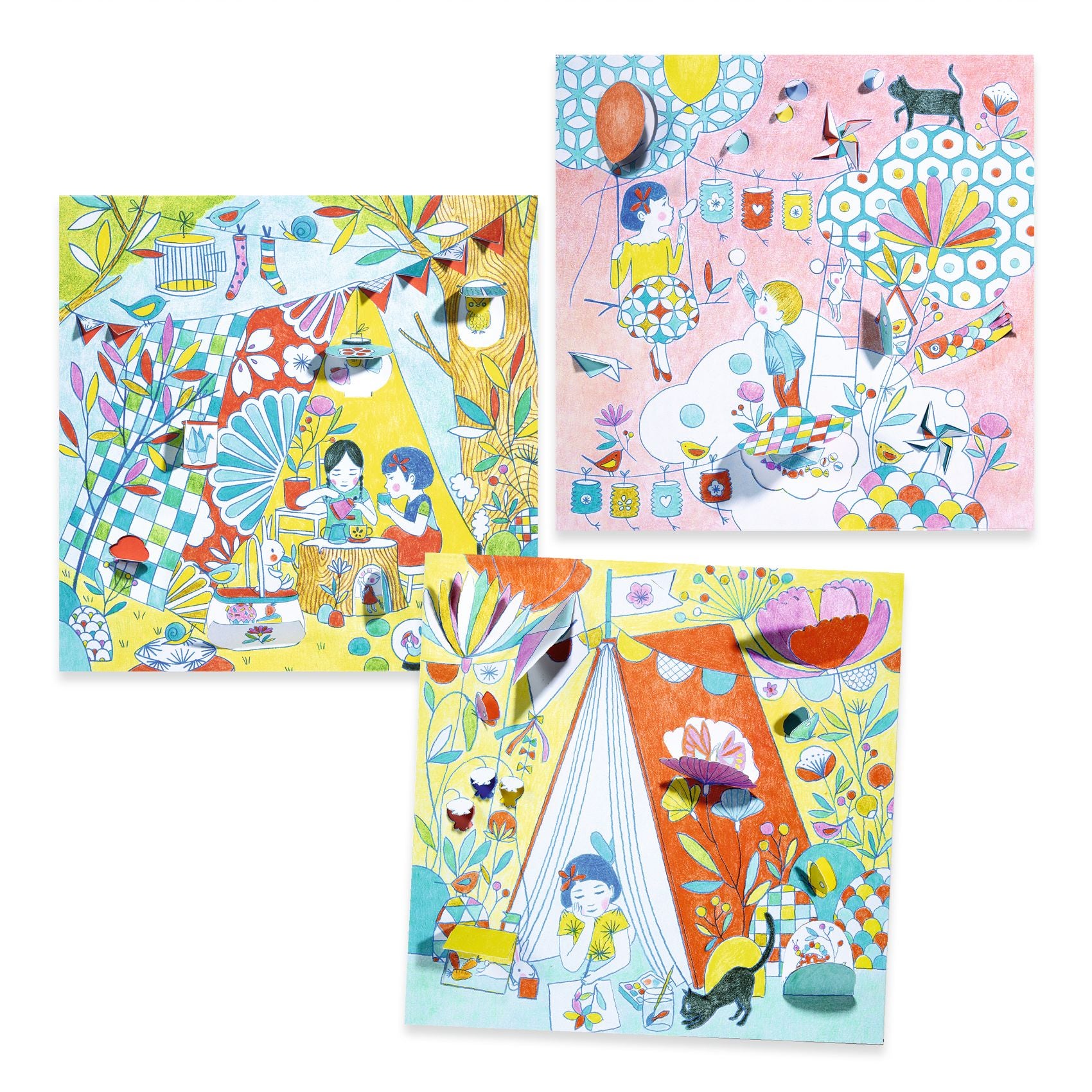 Djeco Colouring Surprise – Nina’s Play Tents