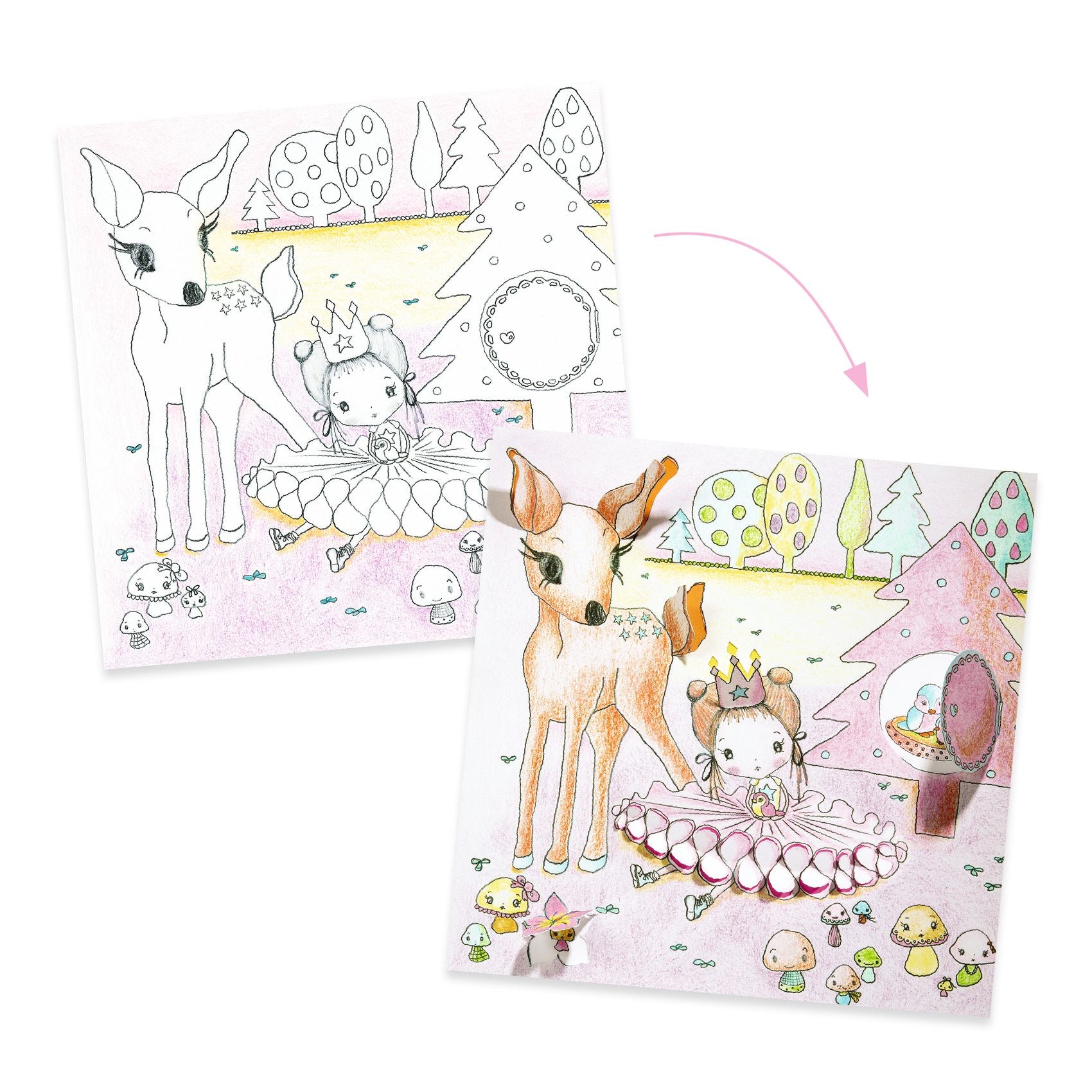 Djeco Colouring Surprise – Pupis Little Doors