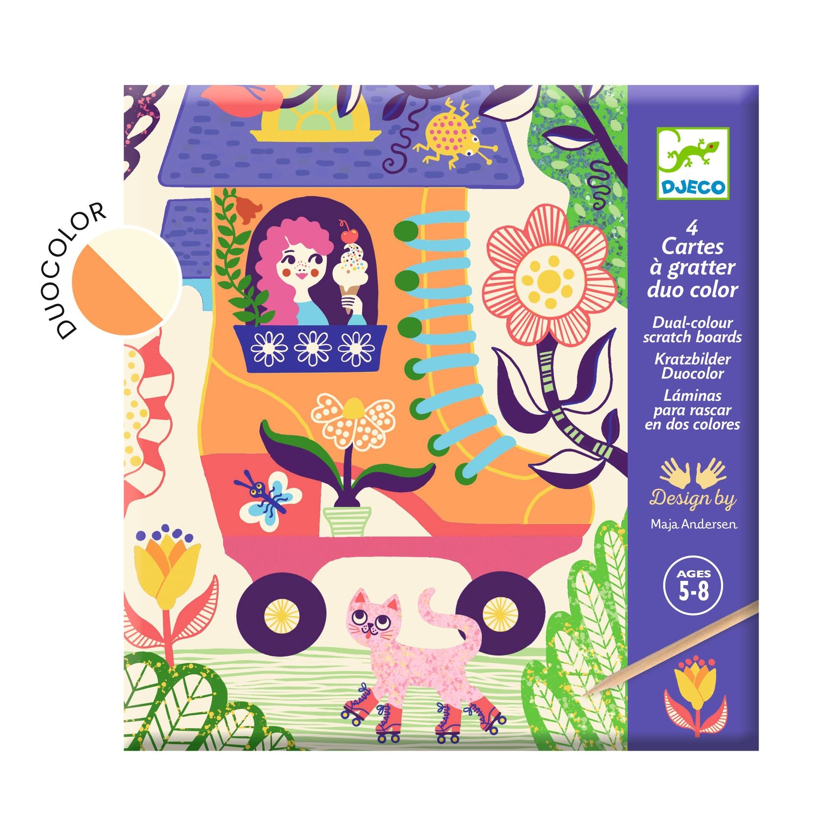 Djeco Scratch Cards – Wacky Houses