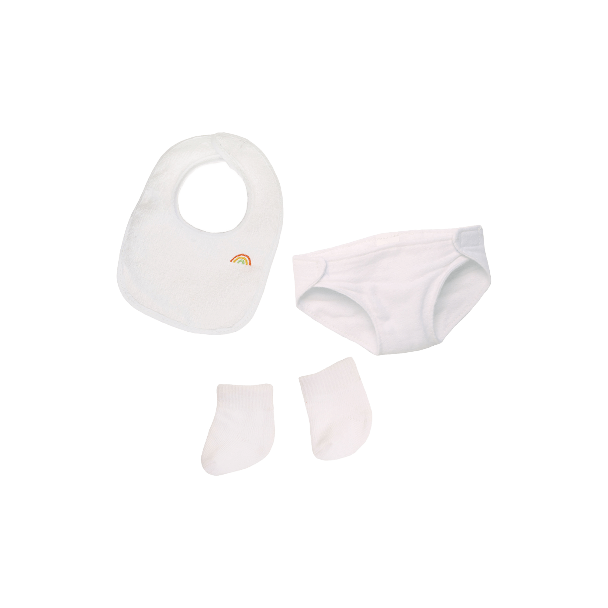 Olli Ella Dinkum Doll Care Set – White