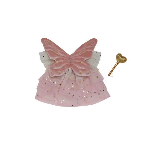 Olli Ella Dinkum Doll Fairy Outfit – Pink
