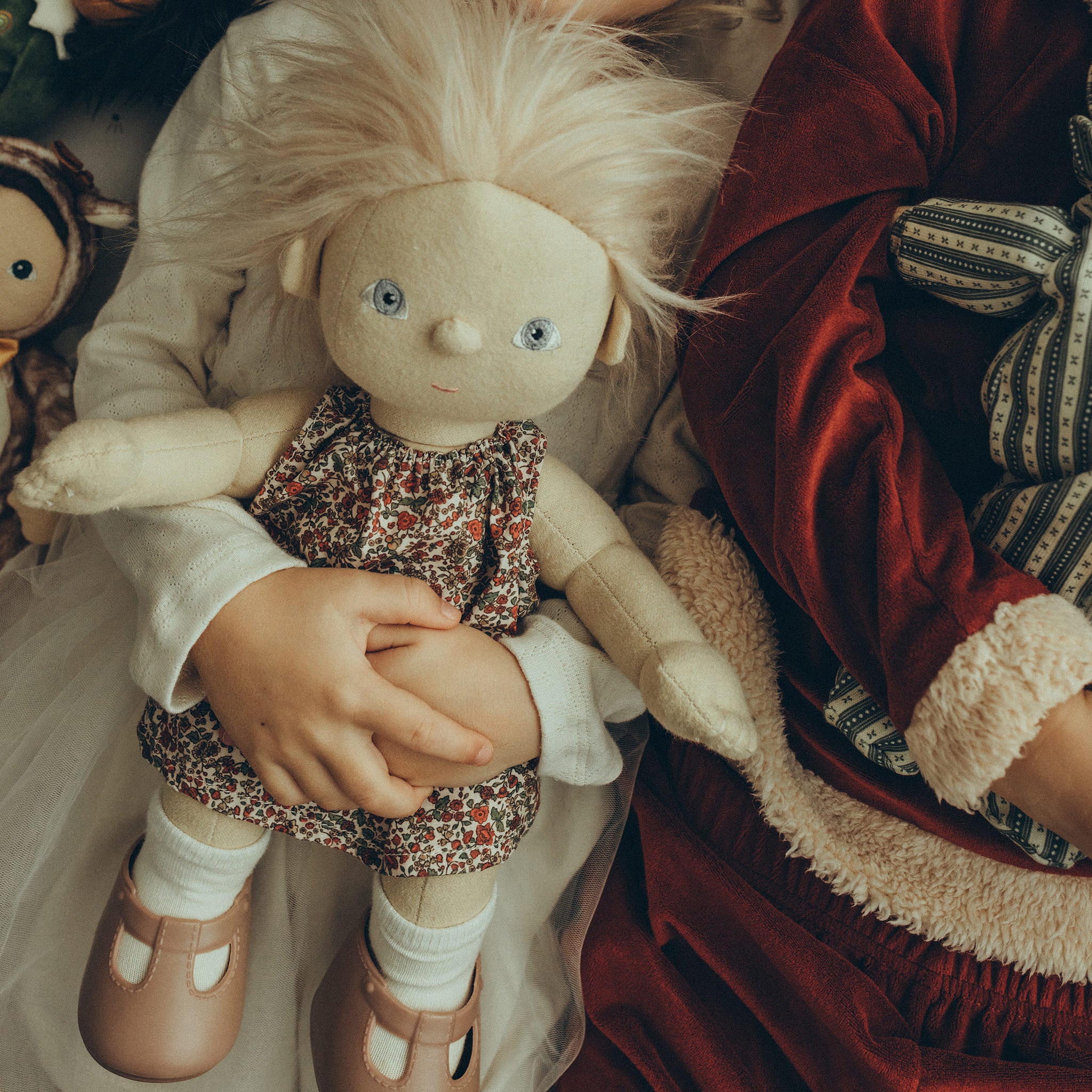 Olli Ella Dinkum Dolls Una Dress Set – Holiday