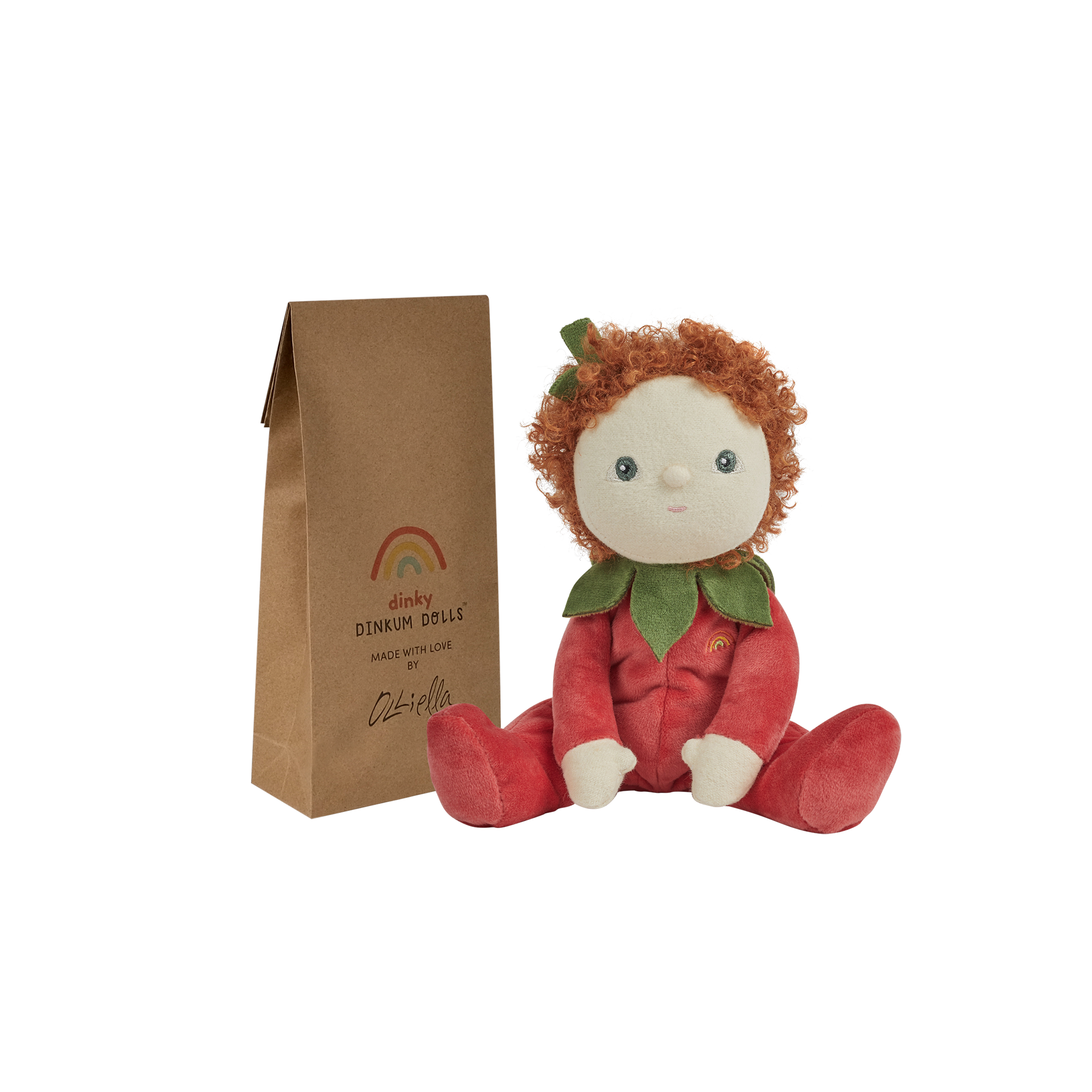 Olli Ella Dinky Dinkum Doll – Polly Poinsettia