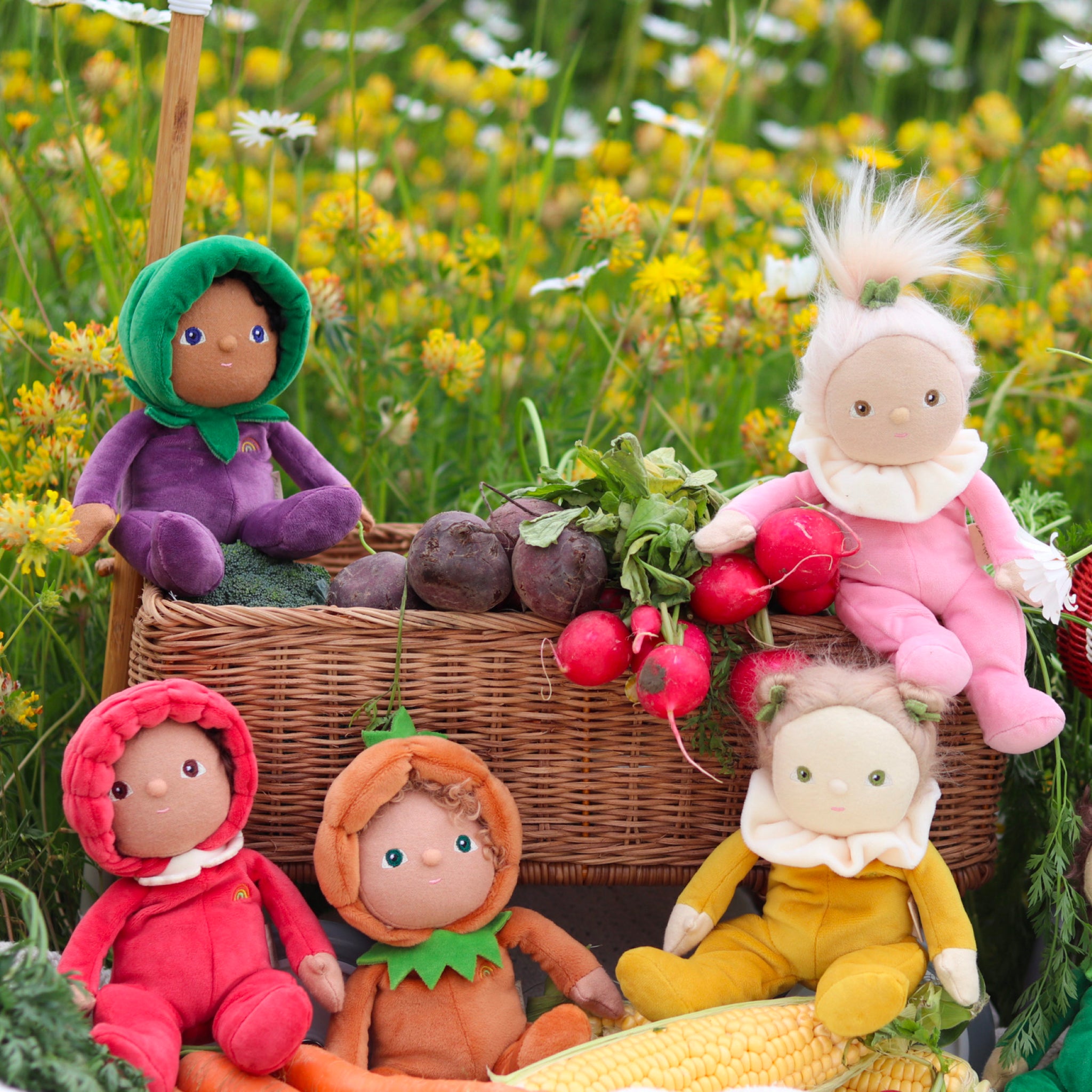 Olli Ella Happy Harvest Dinky Dinkum Doll – Marley Mushroom