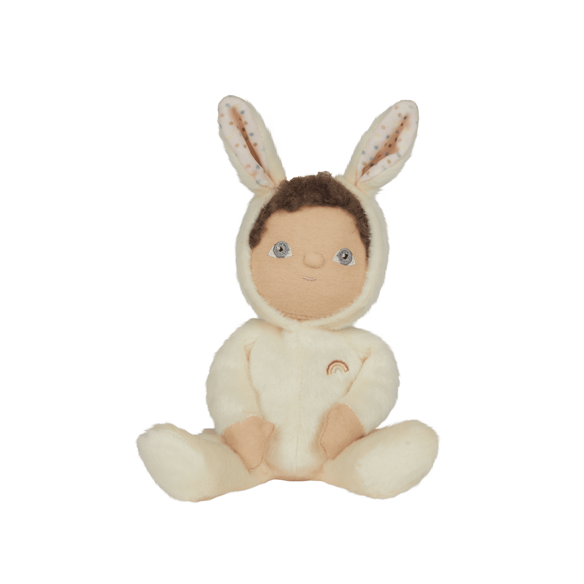 Olli Ella Fluffle Family Dinky Dinkum Doll – Basil Bunny Cream