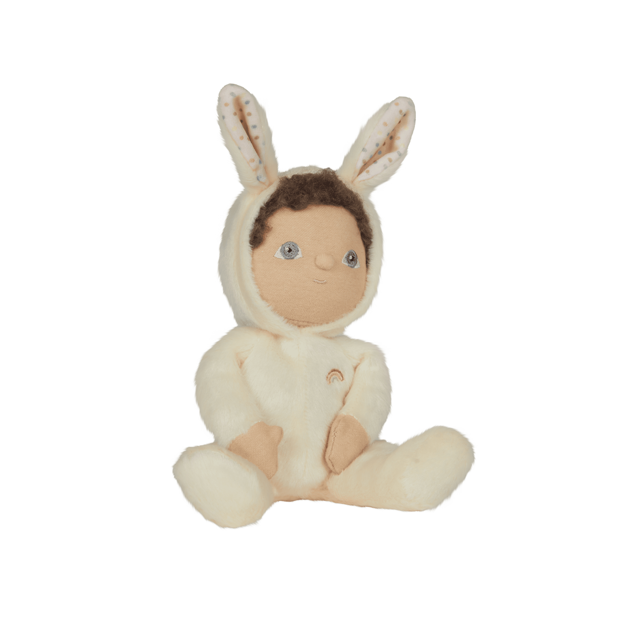 Olli Ella Fluffle Family Dinky Dinkum Doll – Basil Bunny Cream