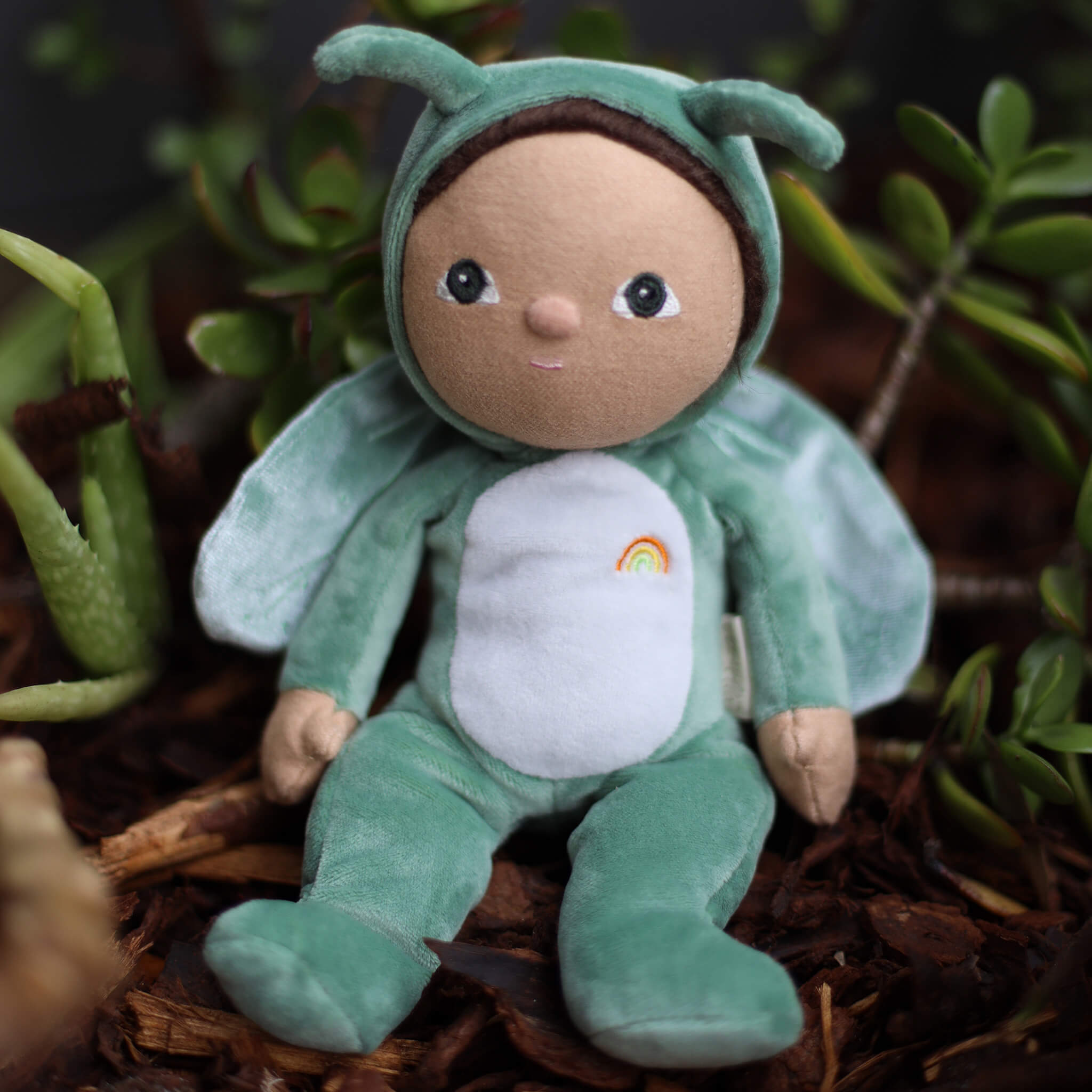 Olli Ella Backyard Buddies Dinky Dinkum Doll – Gideon Grasshopper