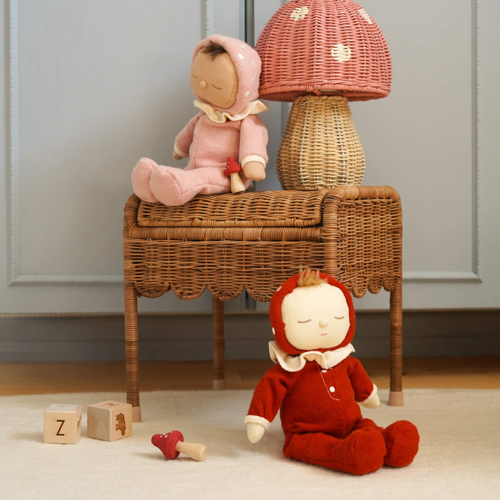 Olli Ella Dozy Dinkum Doll – Toadstool Moppet