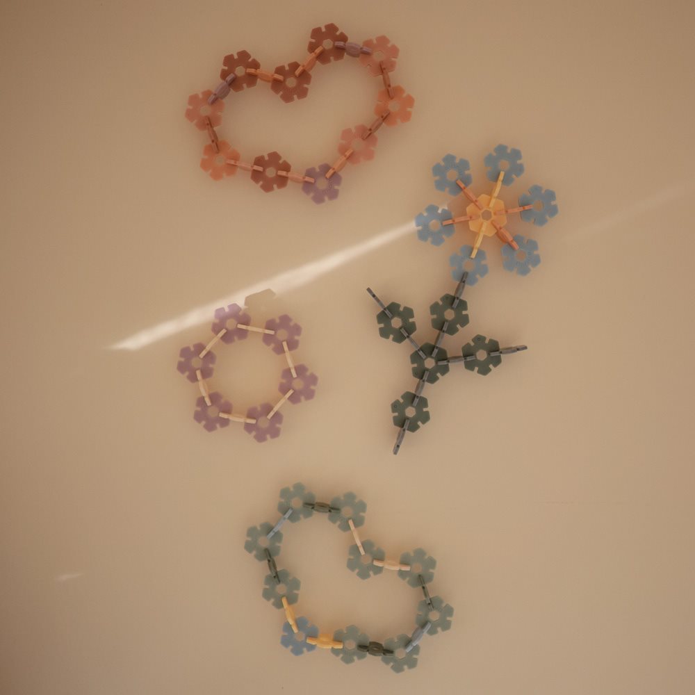 Mushie HEX Connect Building Toy Set