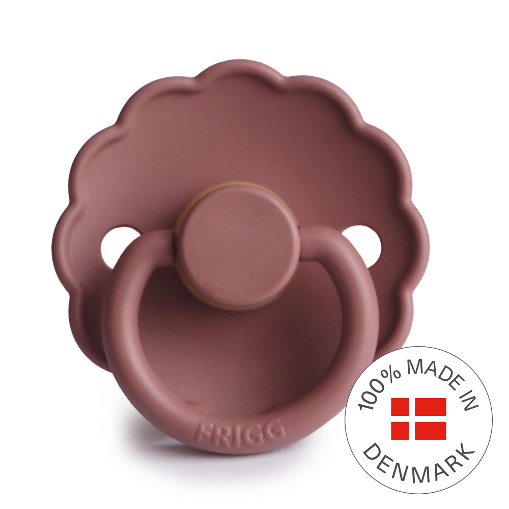FRIGG Daisy Round Latex Pacifier – Woodchuck