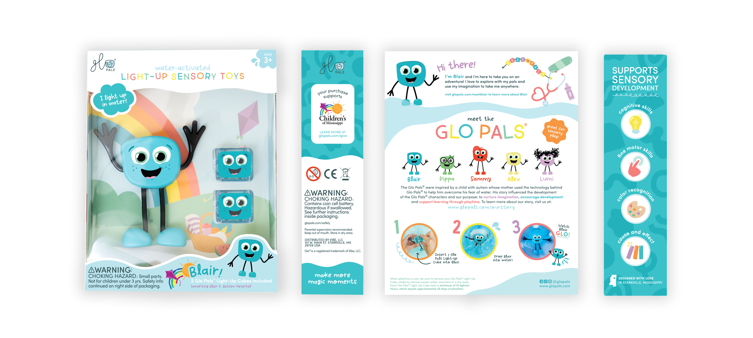 Glo Pals® Water Activated Light-Up Sensory Toys – Blair