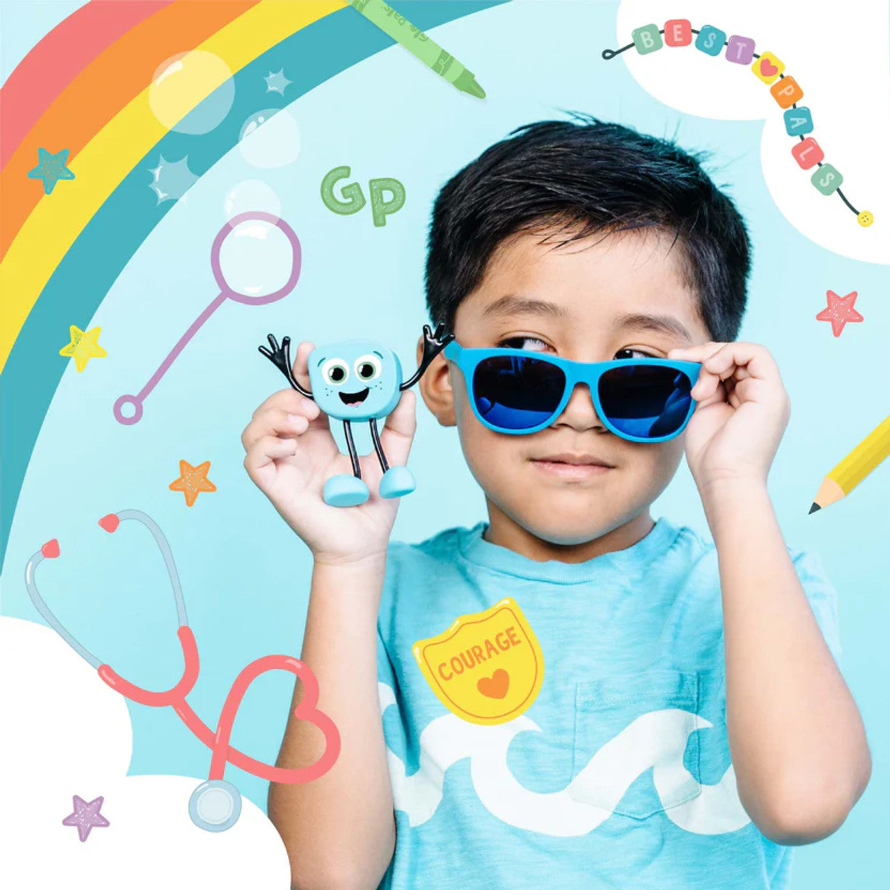 Glo Pals® Water Activated Light-Up Sensory Toys – Blair