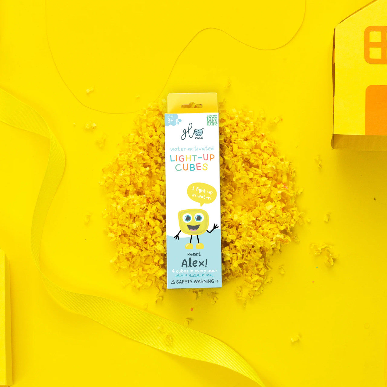 Glo Pals® Water Activated Light-Up Cubes – Alex (4 Pack)