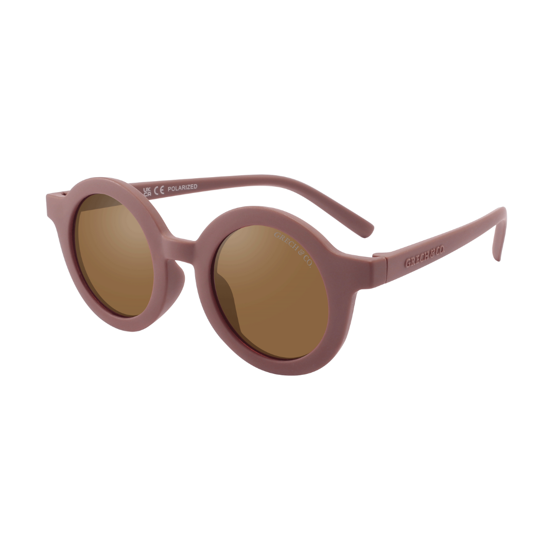 Grech & Co. Round Sustainable Sunglasses – Heather Rose