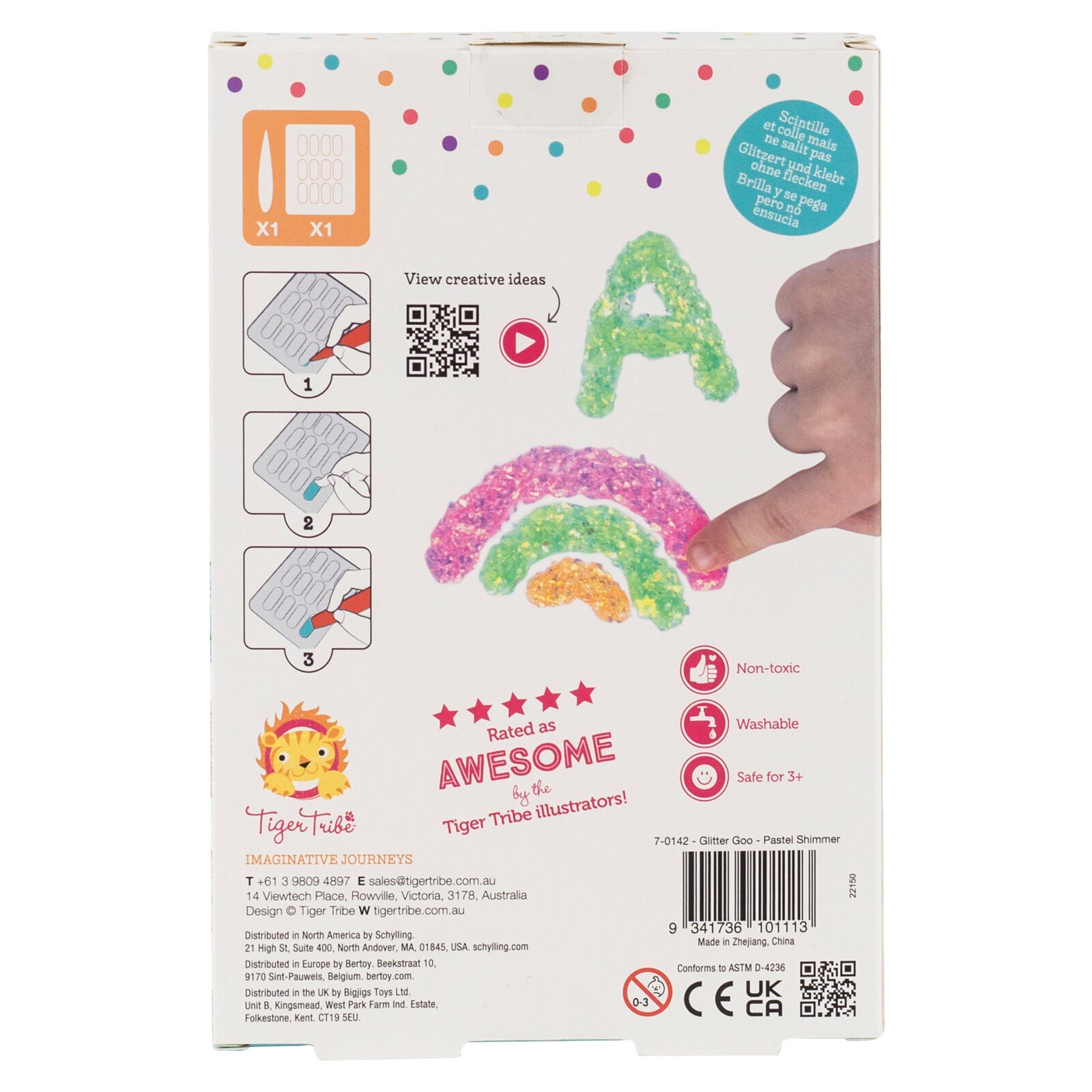 Tiger Tribe Glitter Goo – Pastel Shimmer