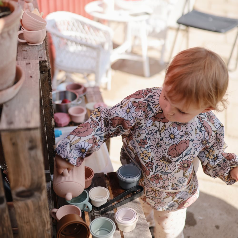 Mushie Silicone Tea Playset – Blush