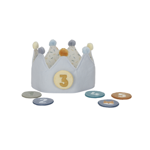 Little Dutch Birthday Crown – Blue