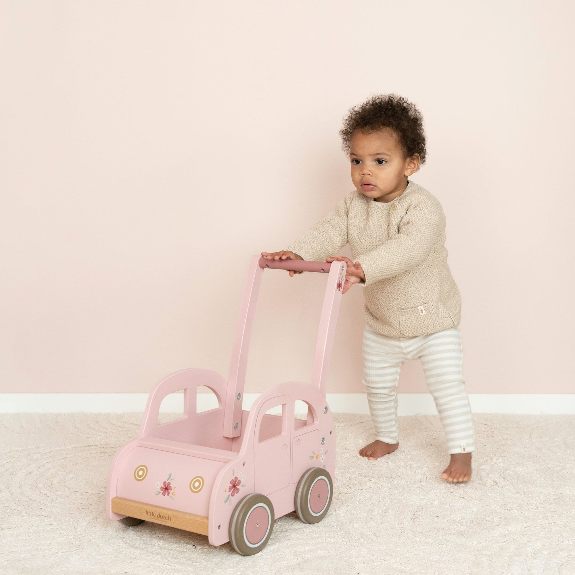 Little Dutch Vintage Walker Wagon – Pink