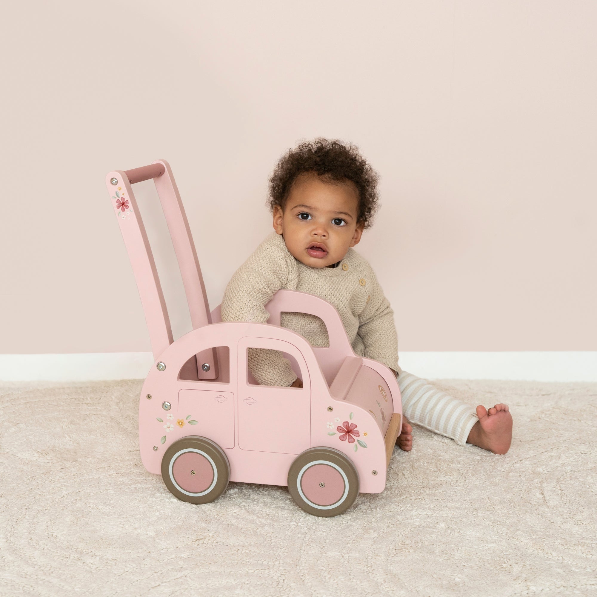 Little Dutch Vintage Walker Wagon – Pink