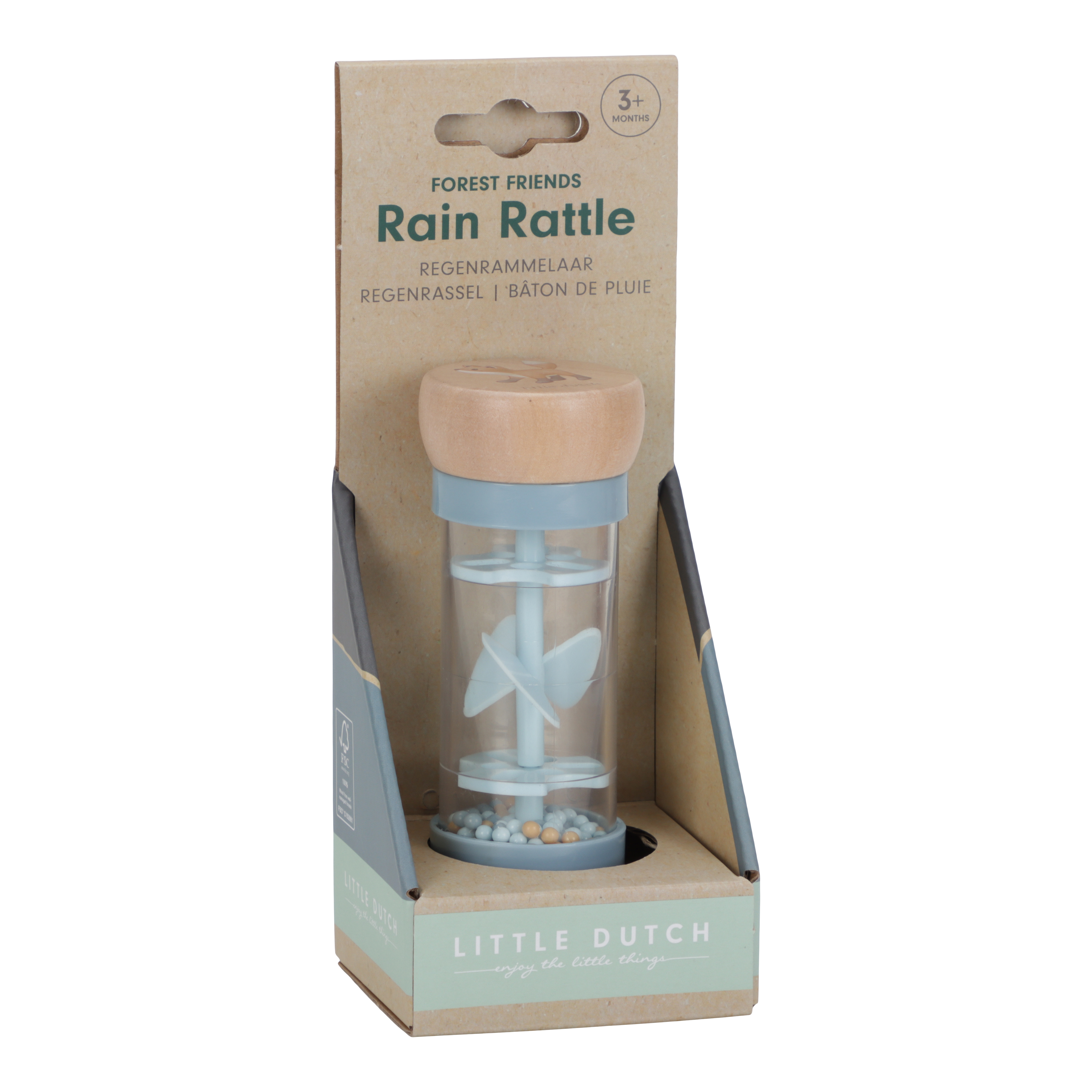 Little Dutch Rain Rattle – Forest Friends