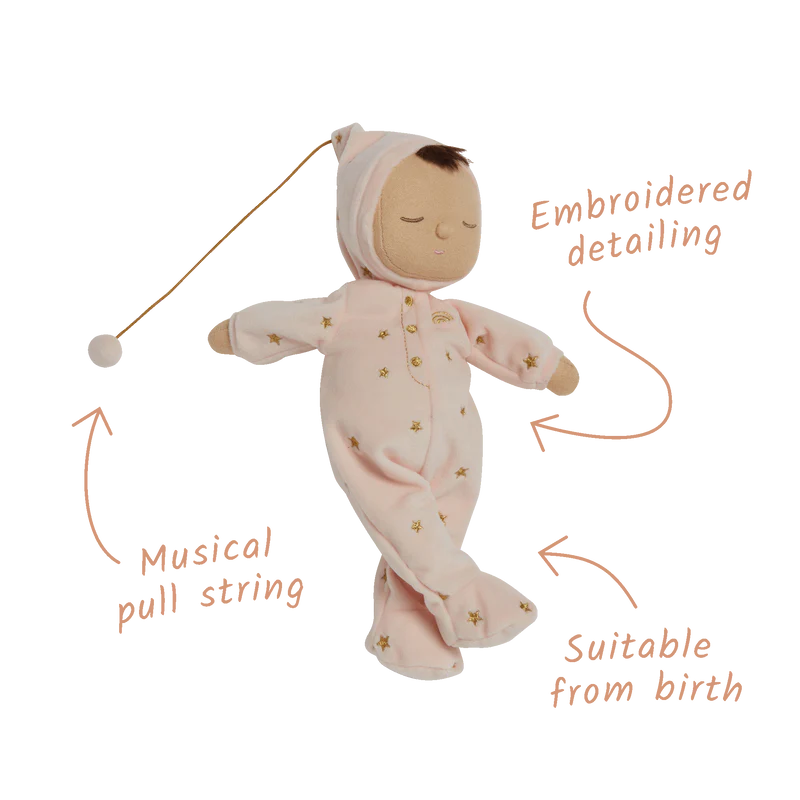 Olli Ella Lullaby Dozy Dinkum Doll Luna – Ballet Pink