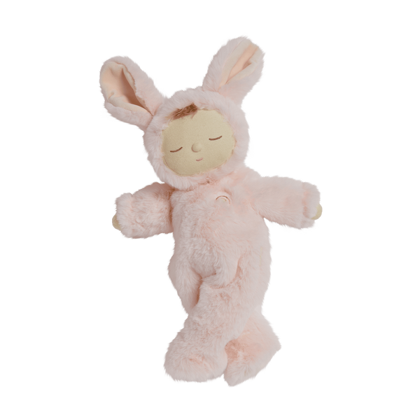 Olli Ella Lullaby Cozy Dinkum Doll – Bunny Moppet Pink