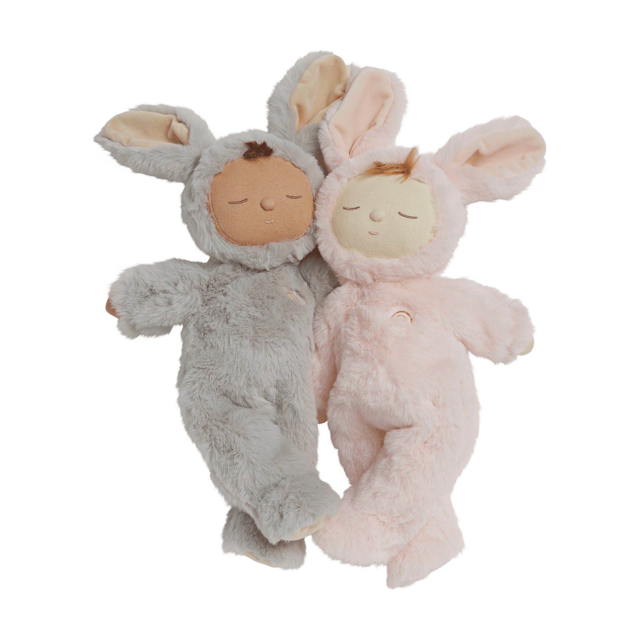 Olli Ella Lullaby Cozy Dinkum Doll – Bunny Moppet Pink