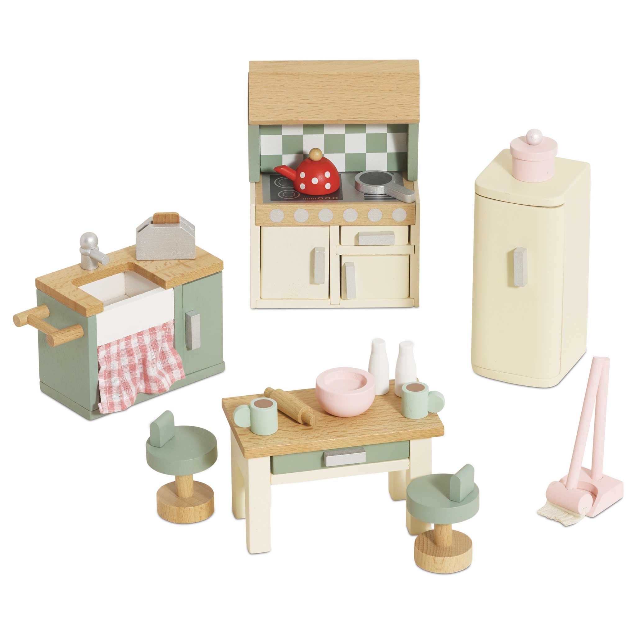 Le Toy Van Wooden Dollhouse Kitchen Set
