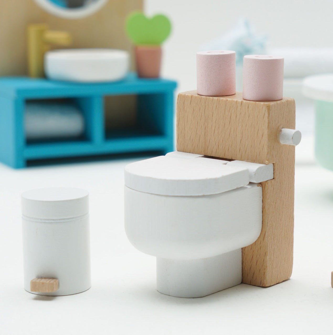 Le Toy Van Wooden Dollhouse Bathroom