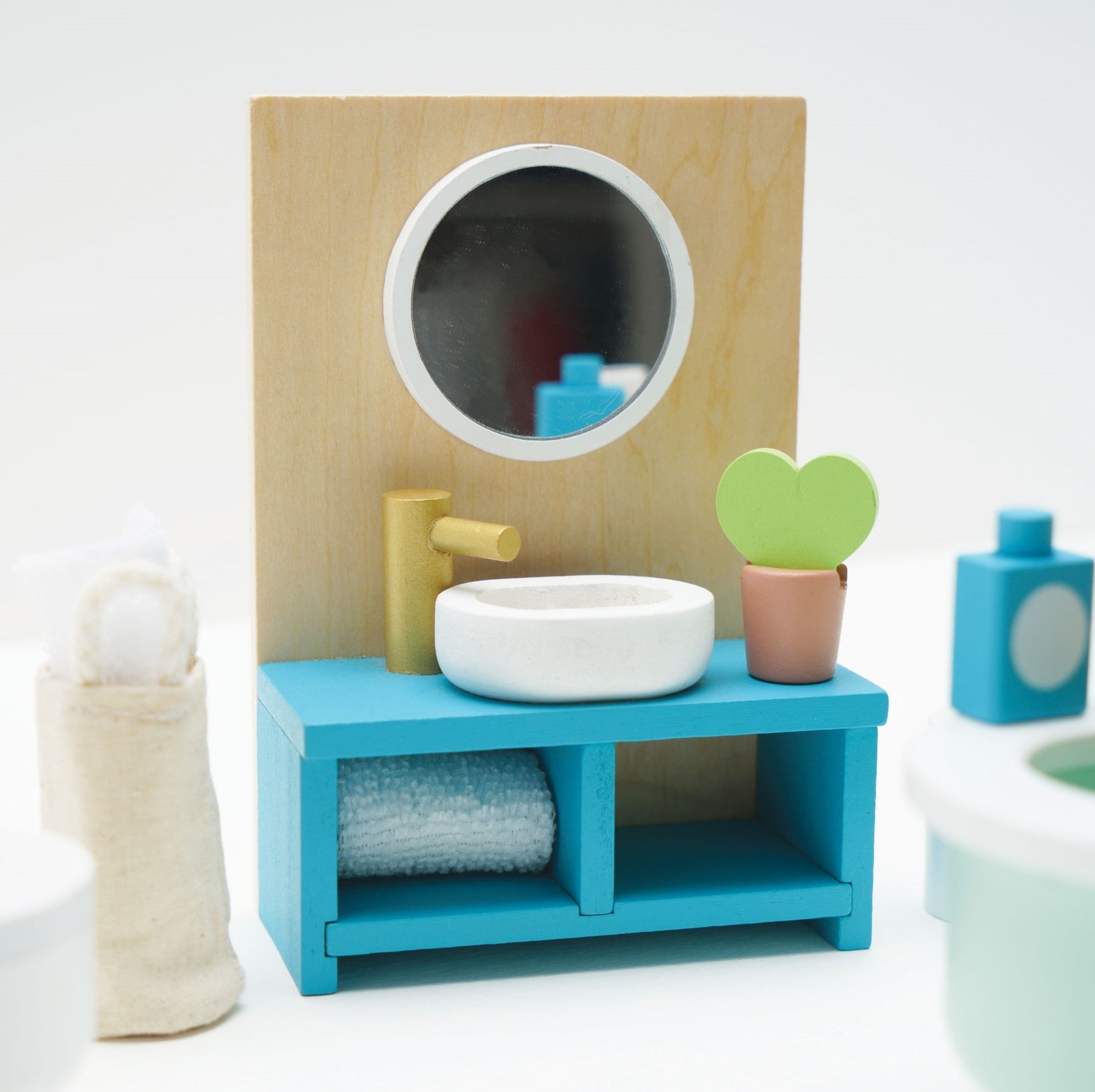 Le Toy Van Wooden Dollhouse Bathroom