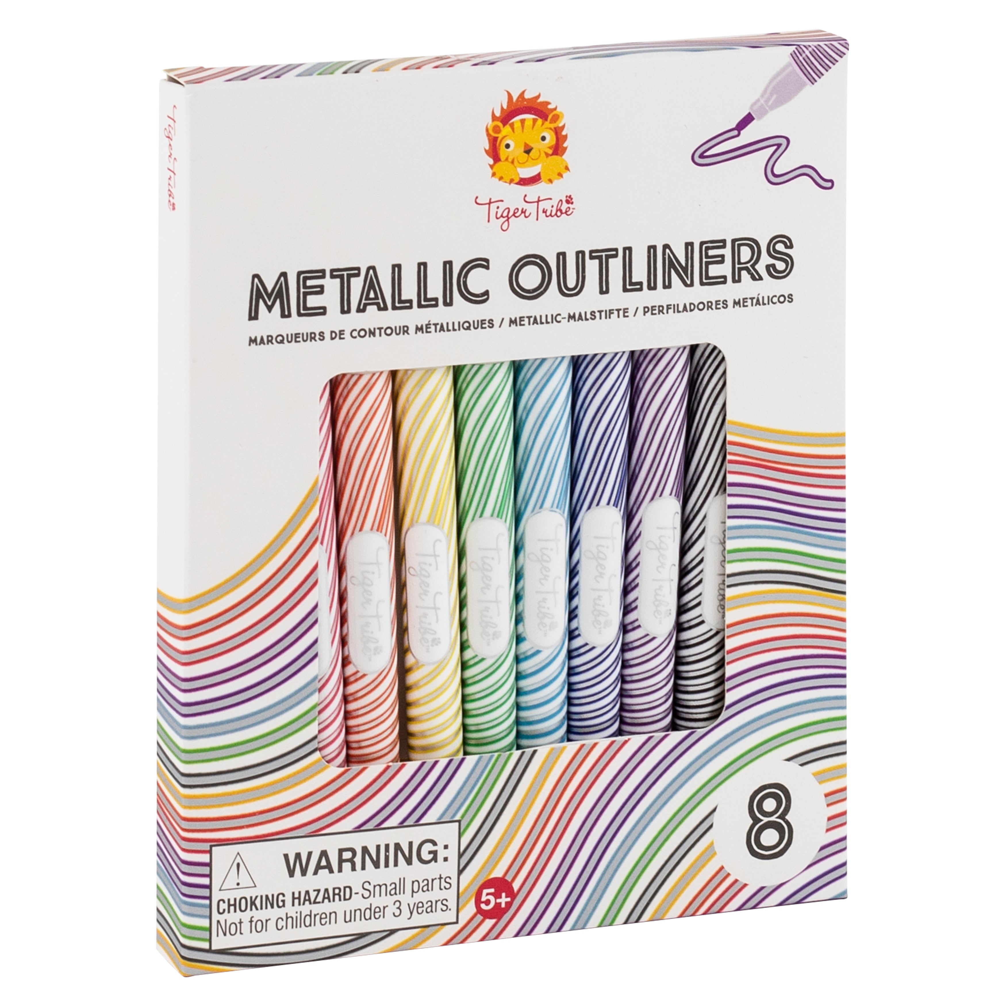 Tiger Tribe Metallic Outline Markers