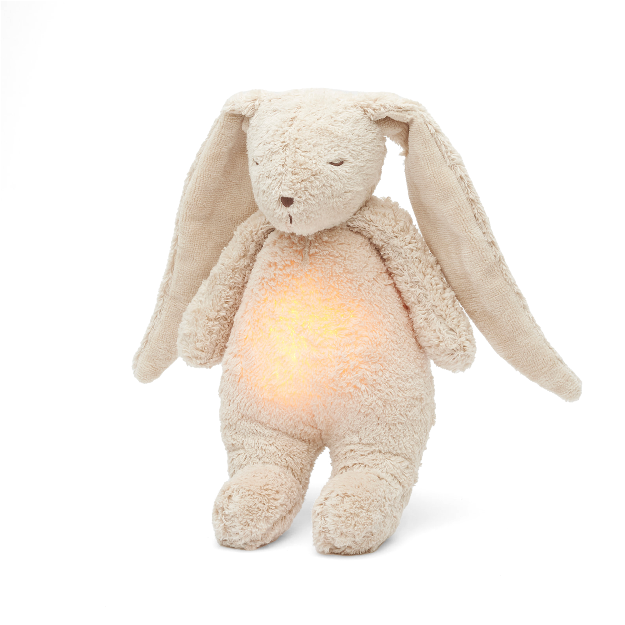 Moonie® Organic Humming Bunny with Lamp – Sand