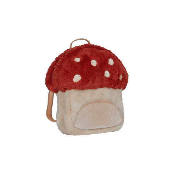 Olli Ella Hopalong Mushroom Backpack – Red