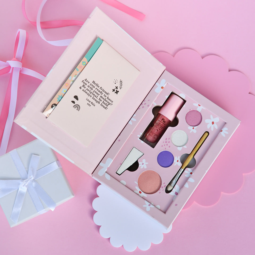 No Nasties Kids Natural Play Makeup Set – Nala Pressed Powder Palette